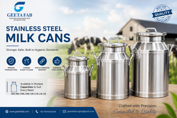 stainless steel milk cans