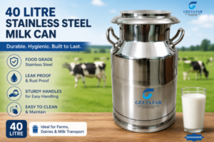 40 Litre Stainless Steel Milk Can